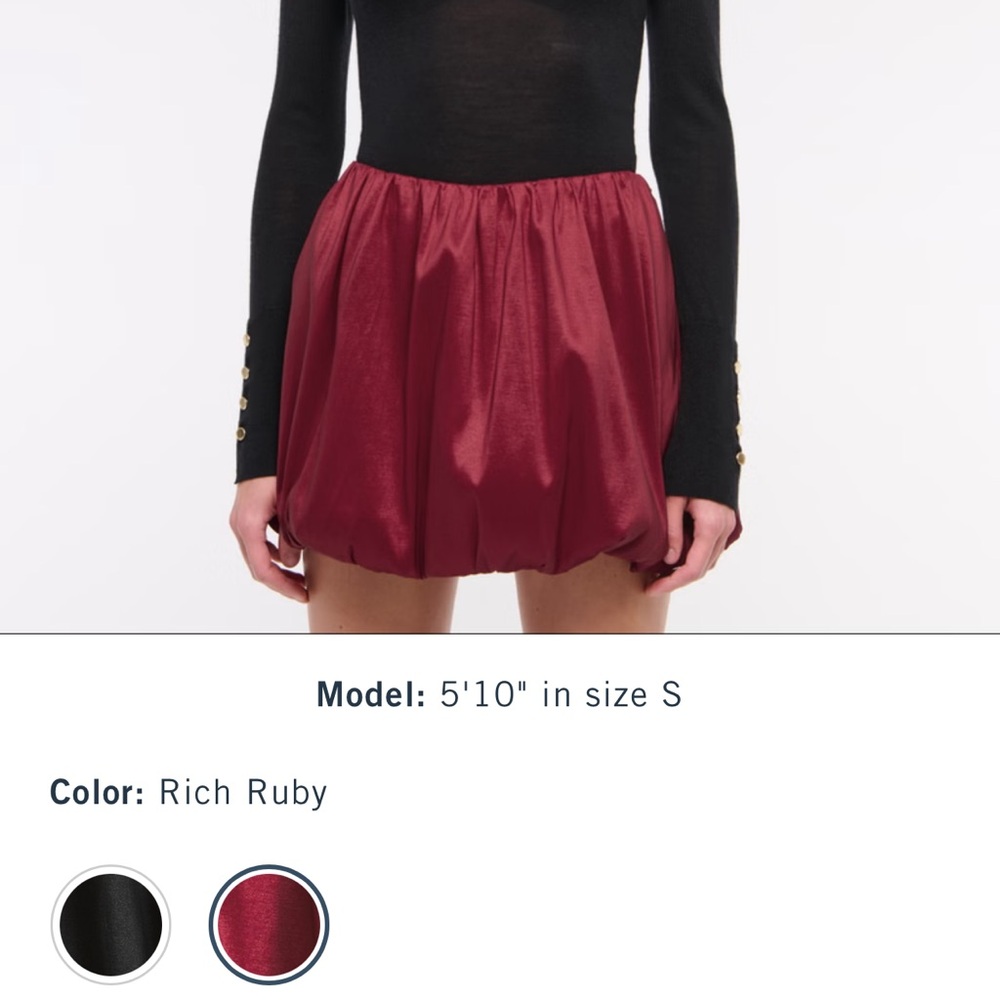 Size Medium Bubble skirt Abercrombie; brand new tags attached